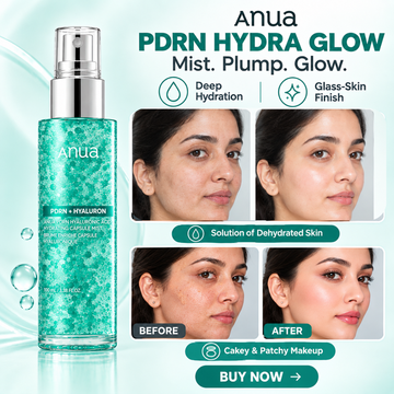 Anua PDRN Hyaluronic Acid Hydrating Capsule Mist – Deep Hydration & Glass Skin Glow – Plumps, Soothes & Sets Makeup – Dewy Finish